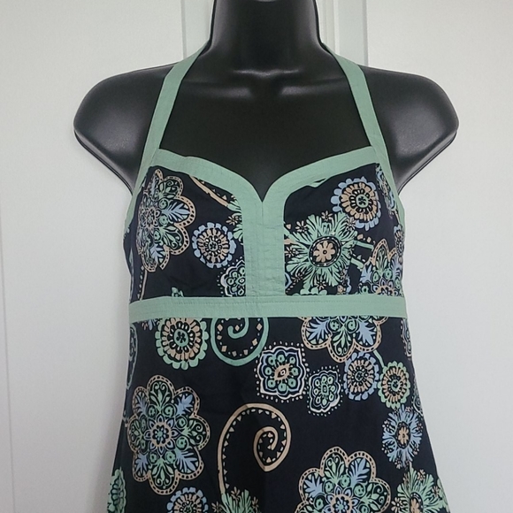 Ann Taylor Loft Floral Halter Dress Size 4 - Picture 2 of 9